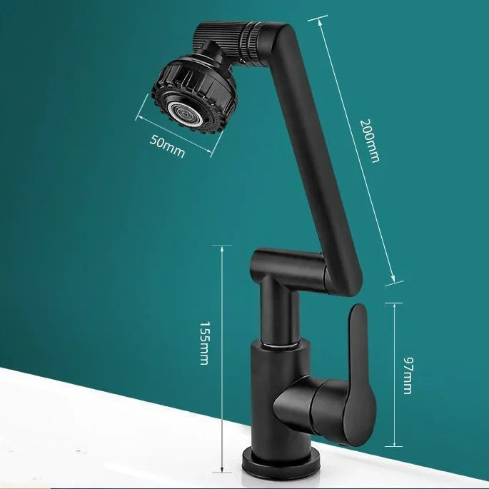 Junips | Spray water protected mechanical universal swivel arm faucet