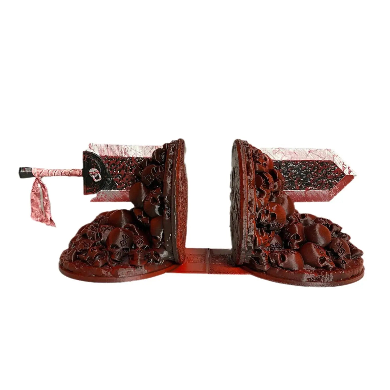 Junips | Berserk Bookends Furious Bookends Dragon Hunter Resin Craft Study Art Decorative Ornament Home Desk Bookshelf T4z7
