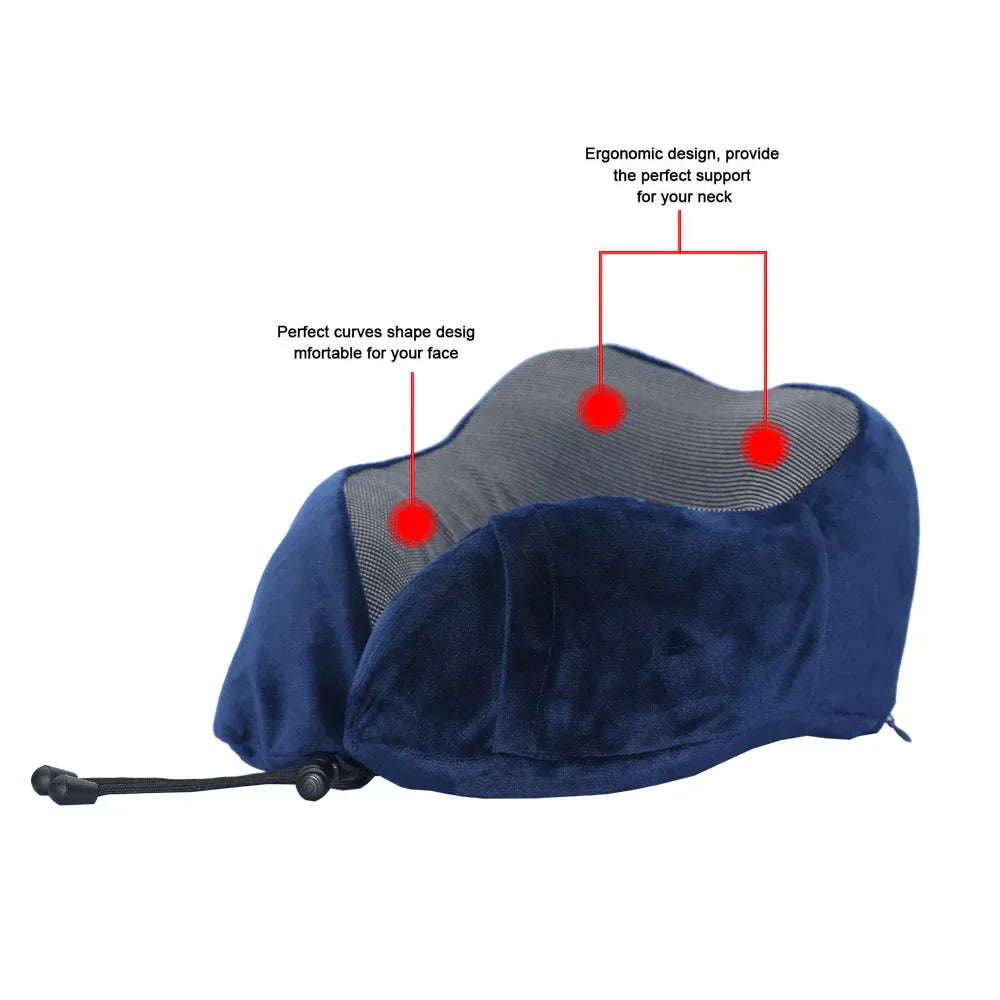 Junips | U-shaped neck pillow made of memory foam for travel and sleeping
