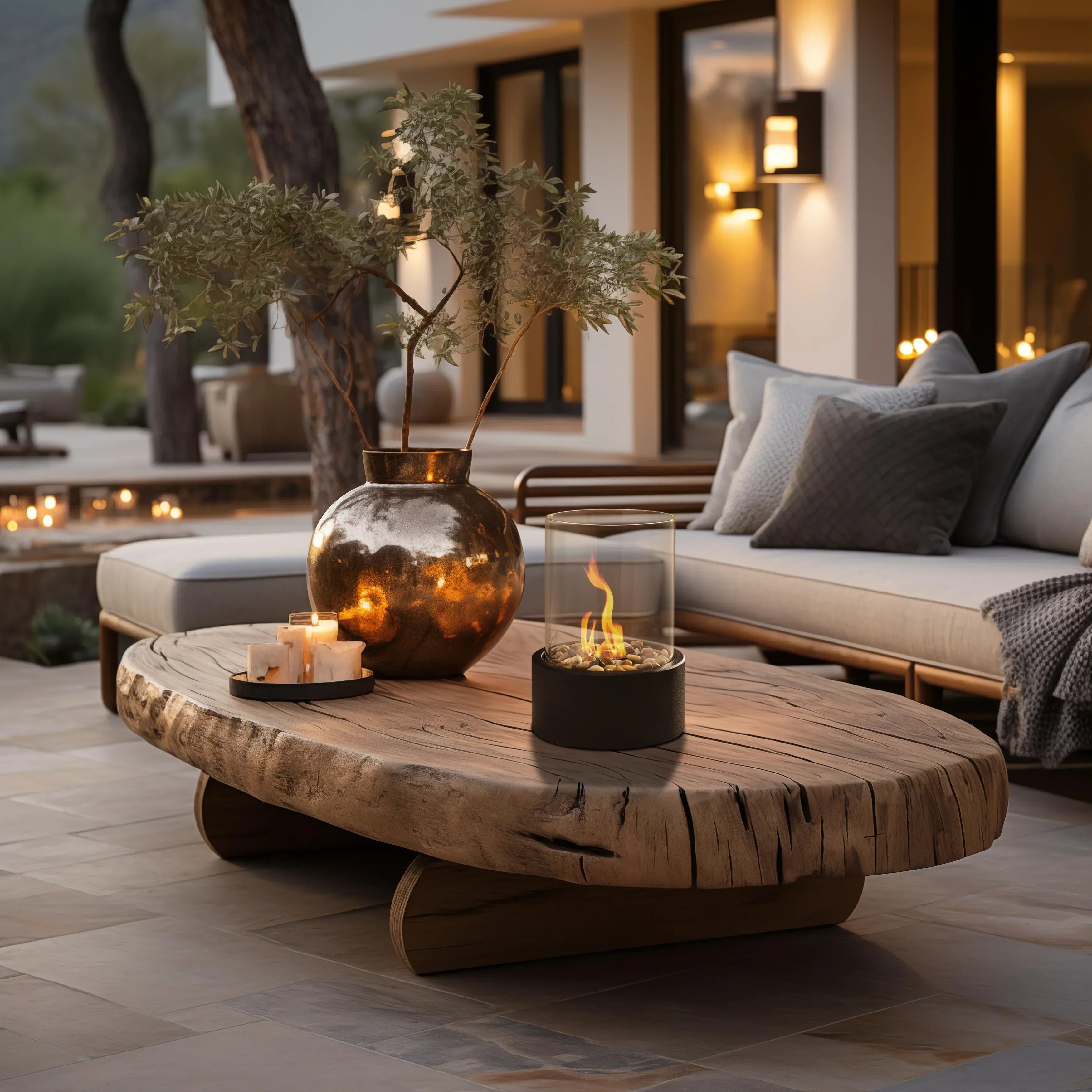 Junips | Portable fire bowl for a cozy atmosphere | Elegant & modern table fire bowl - Shakti
