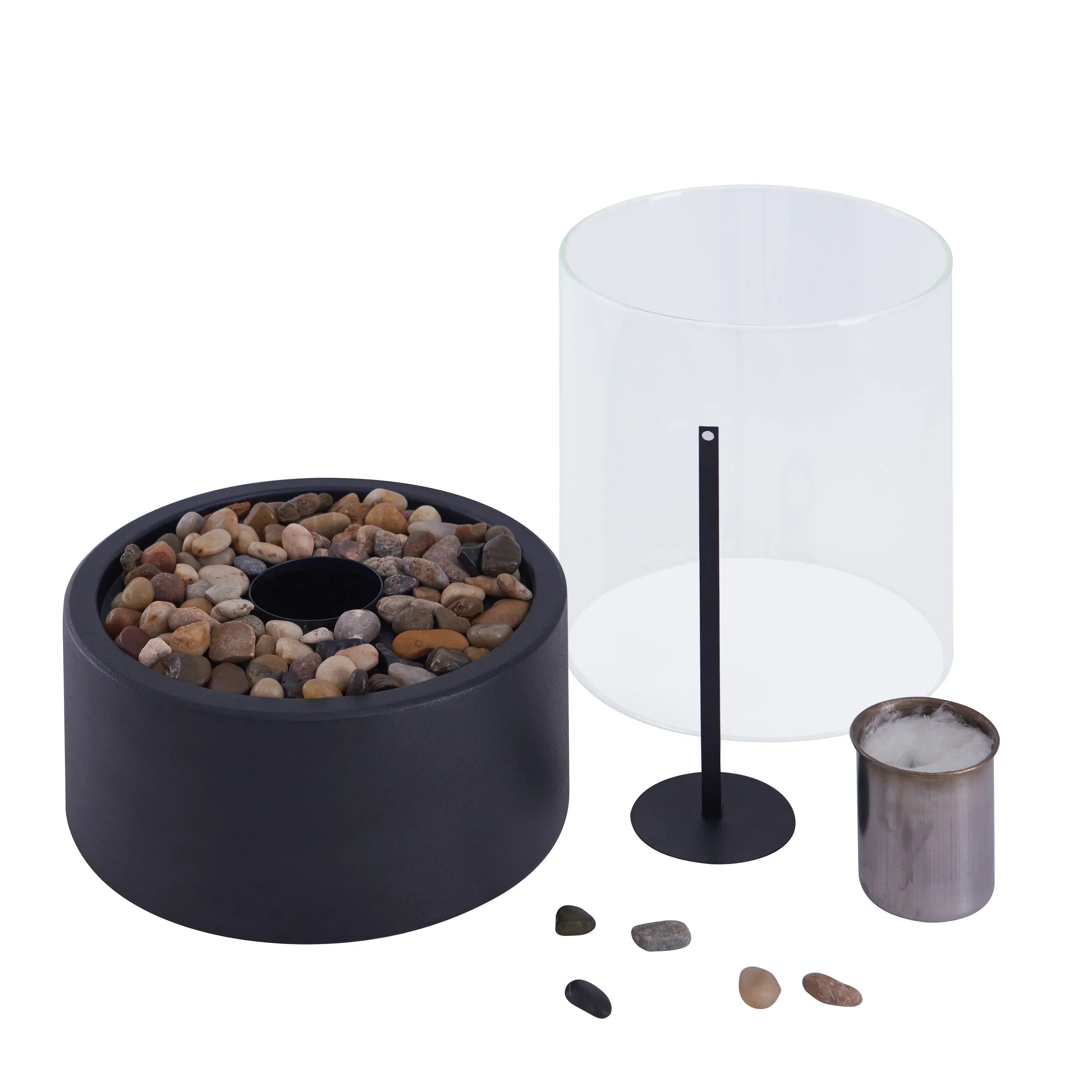 Junips | Portable fire bowl for a cozy atmosphere | Elegant & modern table fire bowl - Shakti
