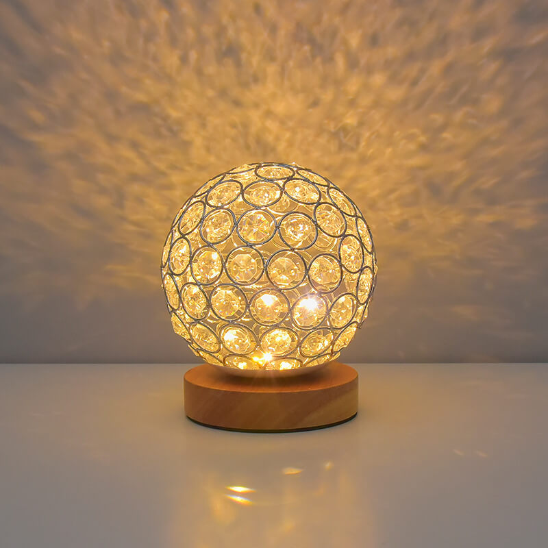 Junips | Modern Minimalist Round USB rechargeable LED table lamp