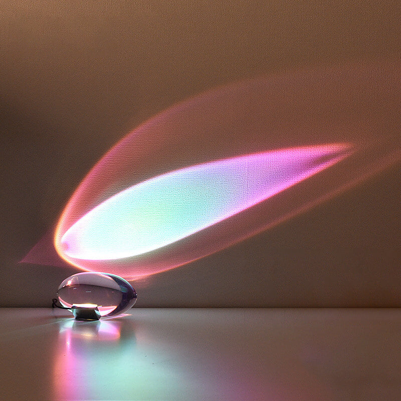 Junips | Creative Crystal Projection Angel Eyes LED Table Lamp