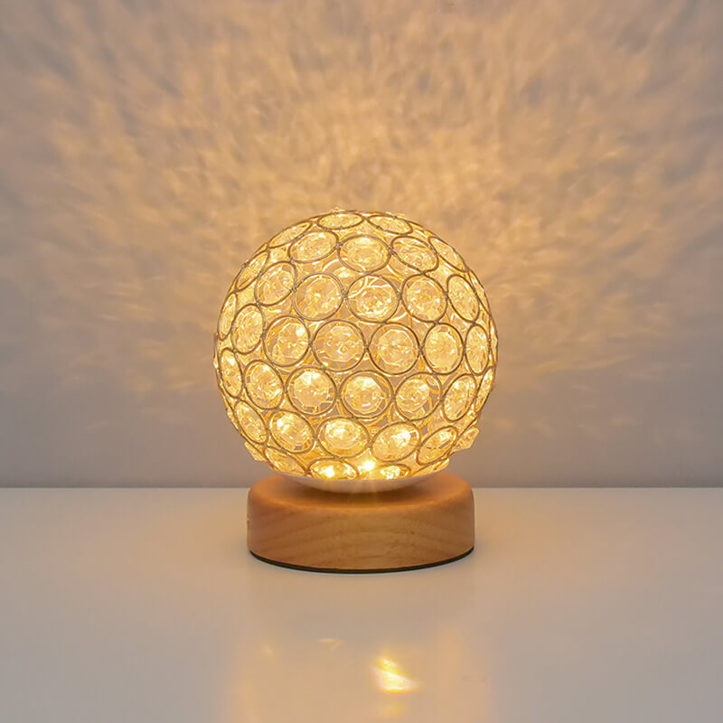Junips | Modern Minimalistic Round USB Rechargeable LED Night Light Table Lamp