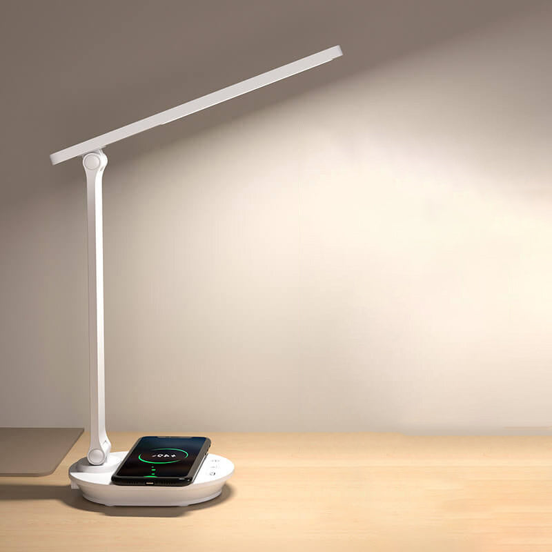 Junips | Modern Double Folding Eye Care Wireless Rechargeable LED Desk Lamp
