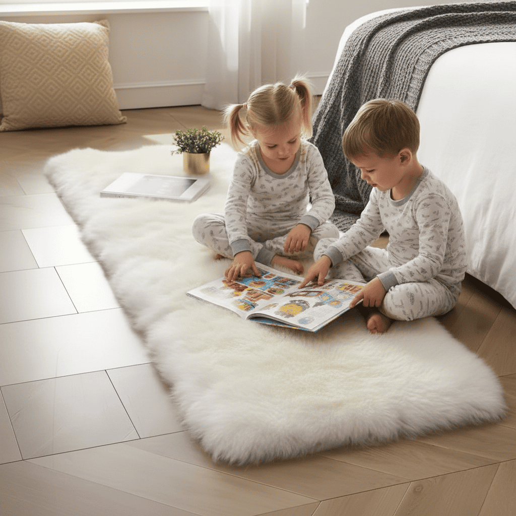 Junips | Fluffy velvet sofa cover with noble aesthetics