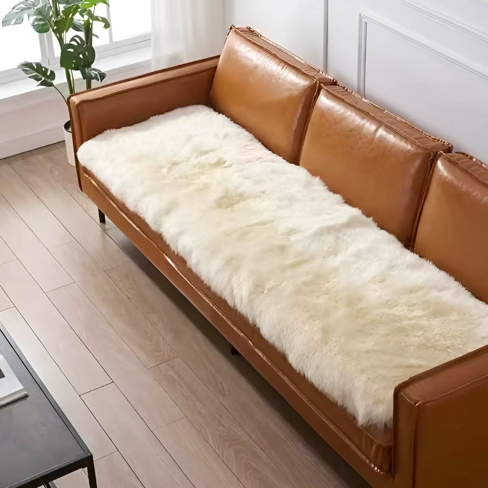 Junips | Fluffy velvet sofa cover with noble aesthetics