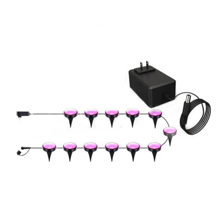 Junips | CP01 Outdoor WIFI Smart APP Control Garden Light Music Synchronization Outdoor Ground Lights (US Plug)