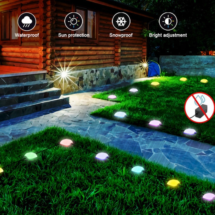 Junips | CP01 Outdoor WIFI Smart APP Control Garden Light Music Synchronization Outdoor Ground Lights (US Plug)