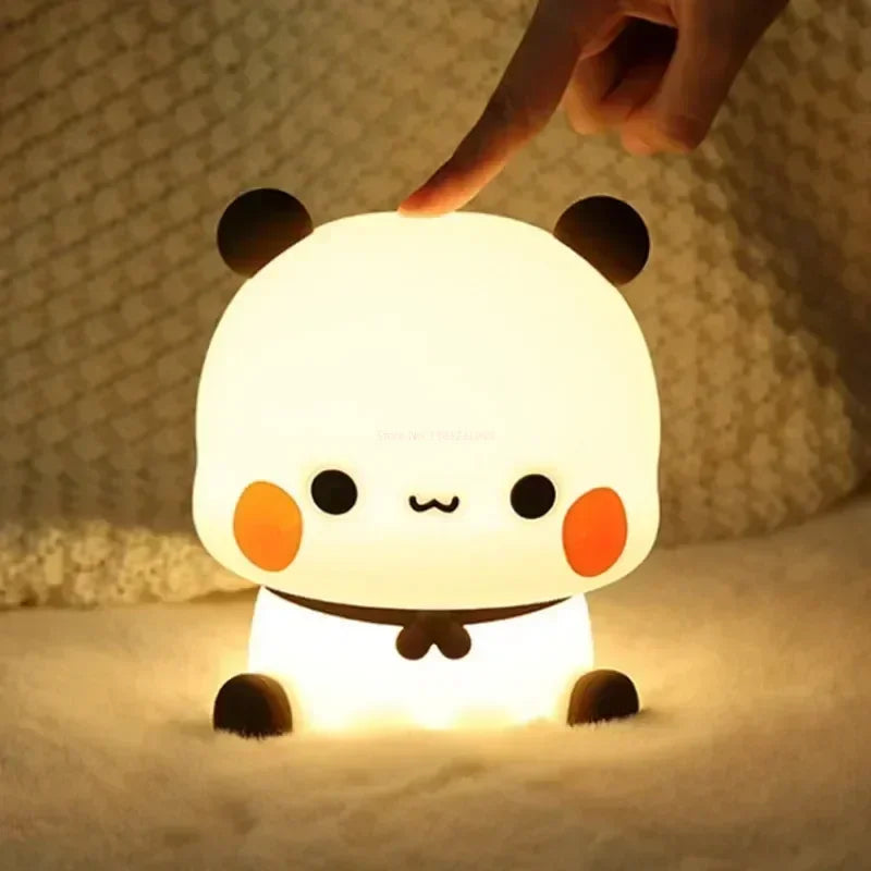 Junips | LED Night Light Bear Panda Bubu and Dudu Lamp Cute Cartoon Night Lights Toy Gifts Animal Peripheral Bedroom Decorative Living Room