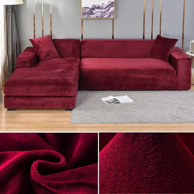 Junips | PlushFit - High-Quality Sofa Covers Made of Stretch Velvet