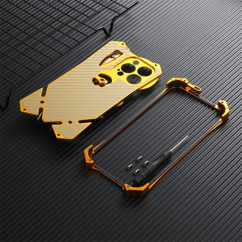 Junips | Mechanic Skull Cyberpunk Style iPhone Case