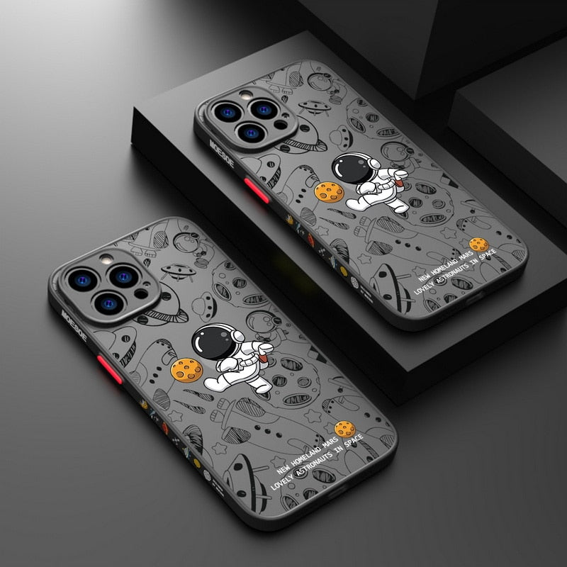 Junips | Space Road Relax Astronaut iPhone Case