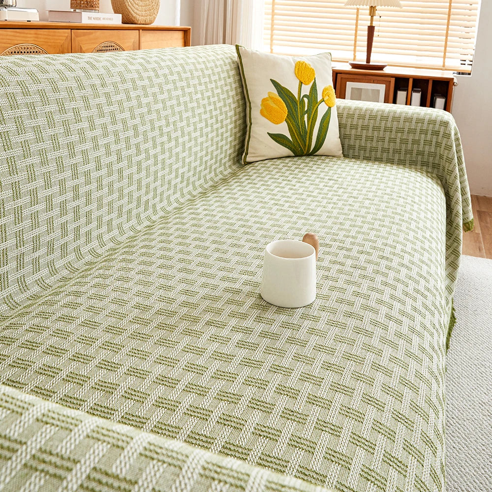 Junips | DualComfort Reversible Sofa Cover – Stylish, Washable Couch Protector for 3–4 Seater Sofas