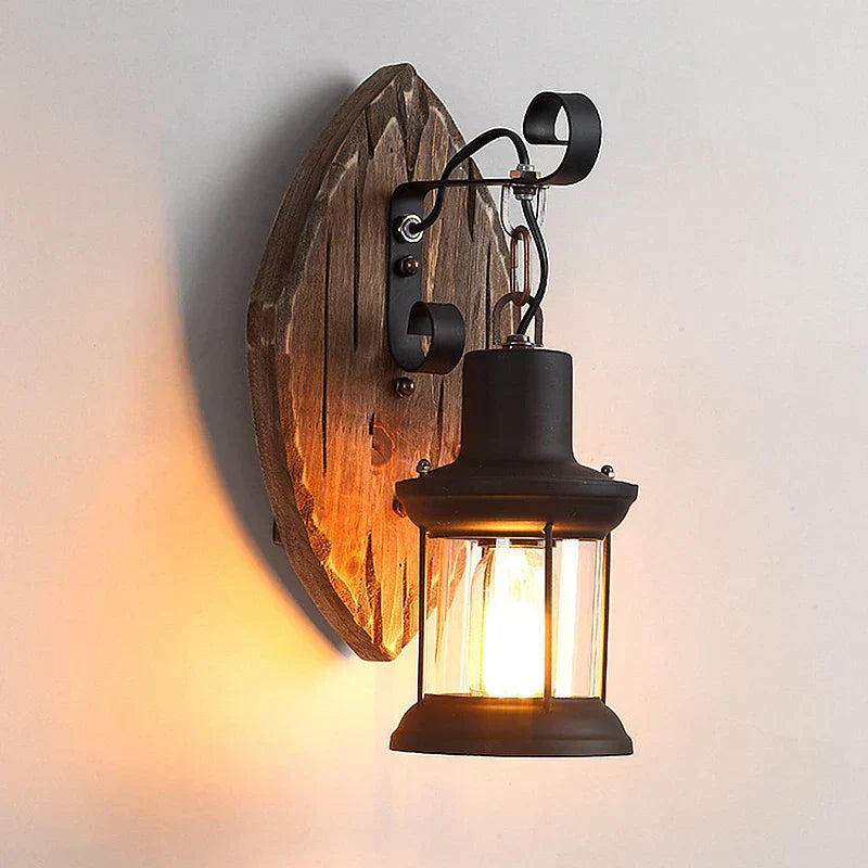 Junips | Retro Lantern Lamp Industrial Lantern Wall Light