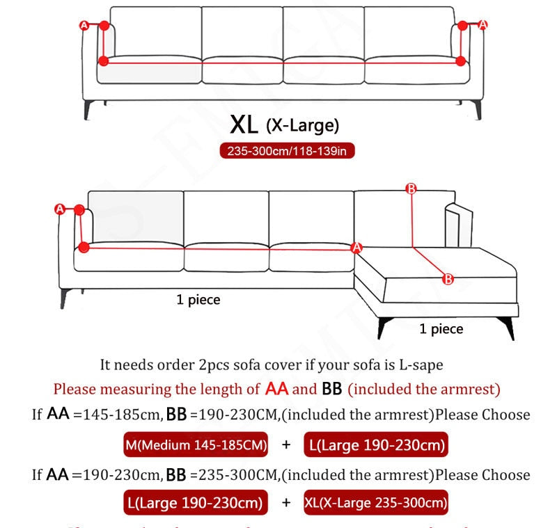 Junips | Modern Non-slip Colorful Elastic Sofa Cover