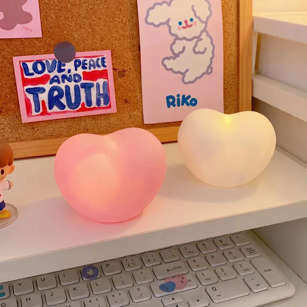 Junips | Heart LED Lamp | 3D Night Light & Decor | Romantic & Creative | Gift for Wedding, Birthday & Christmas