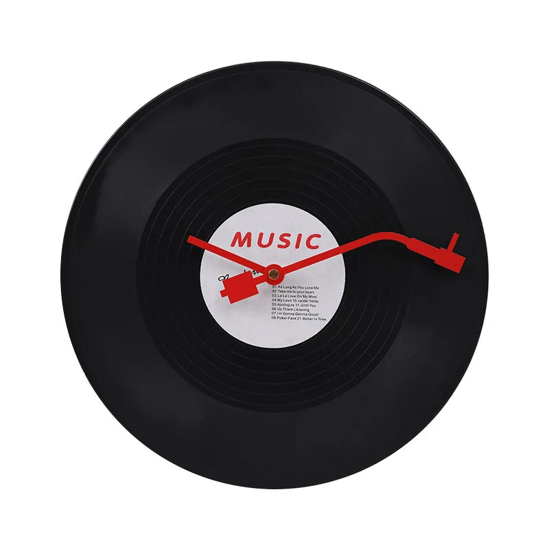Junips | Musical Vinyl Record Wall Clock