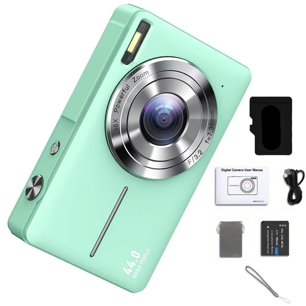 Junips | High-Resolution Kids' Digital Camera - 1080P HD, 44MP with 16X Zoom