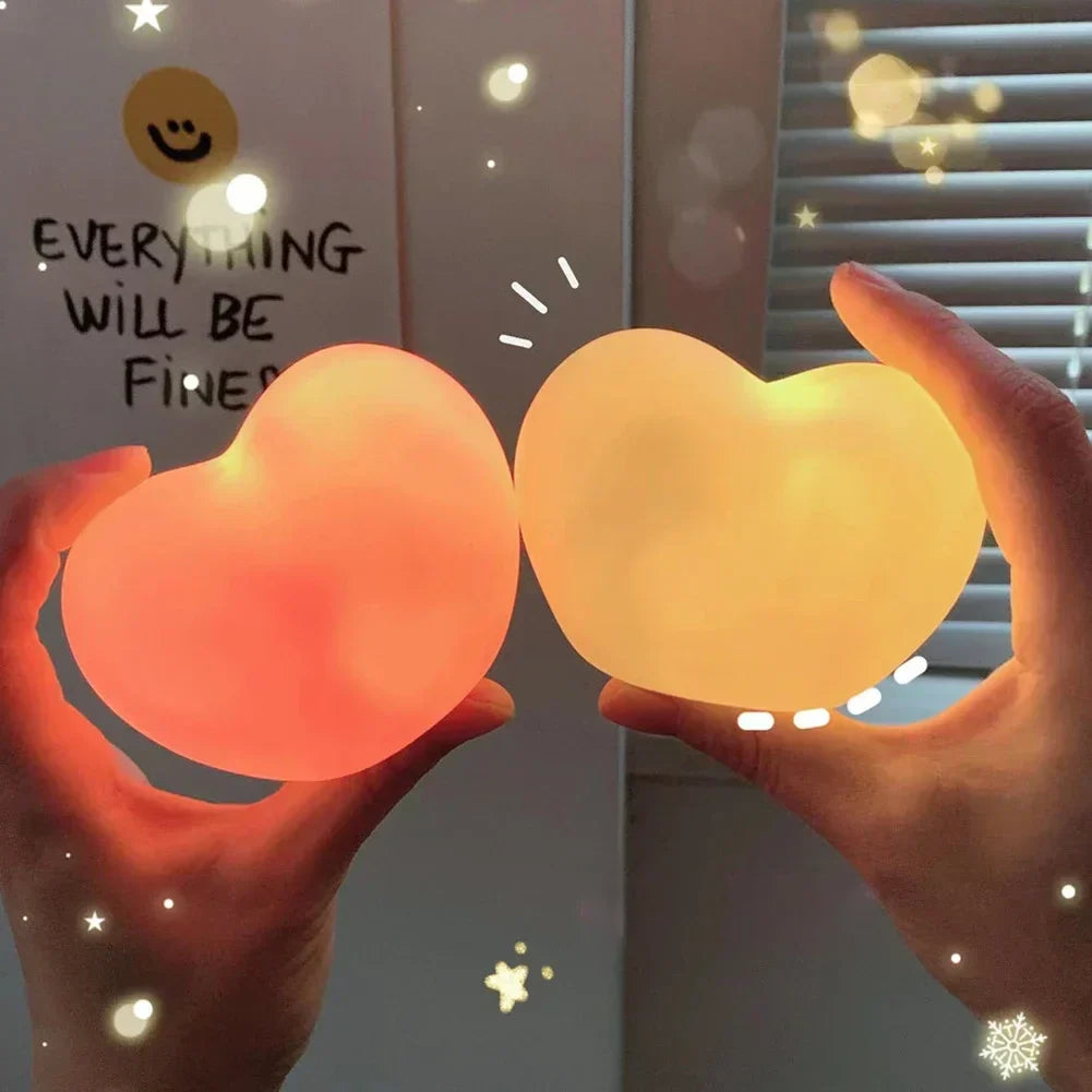Junips | Heart LED Lamp | 3D Night Light & Decor | Romantic & Creative | Gift for Wedding, Birthday & Christmas