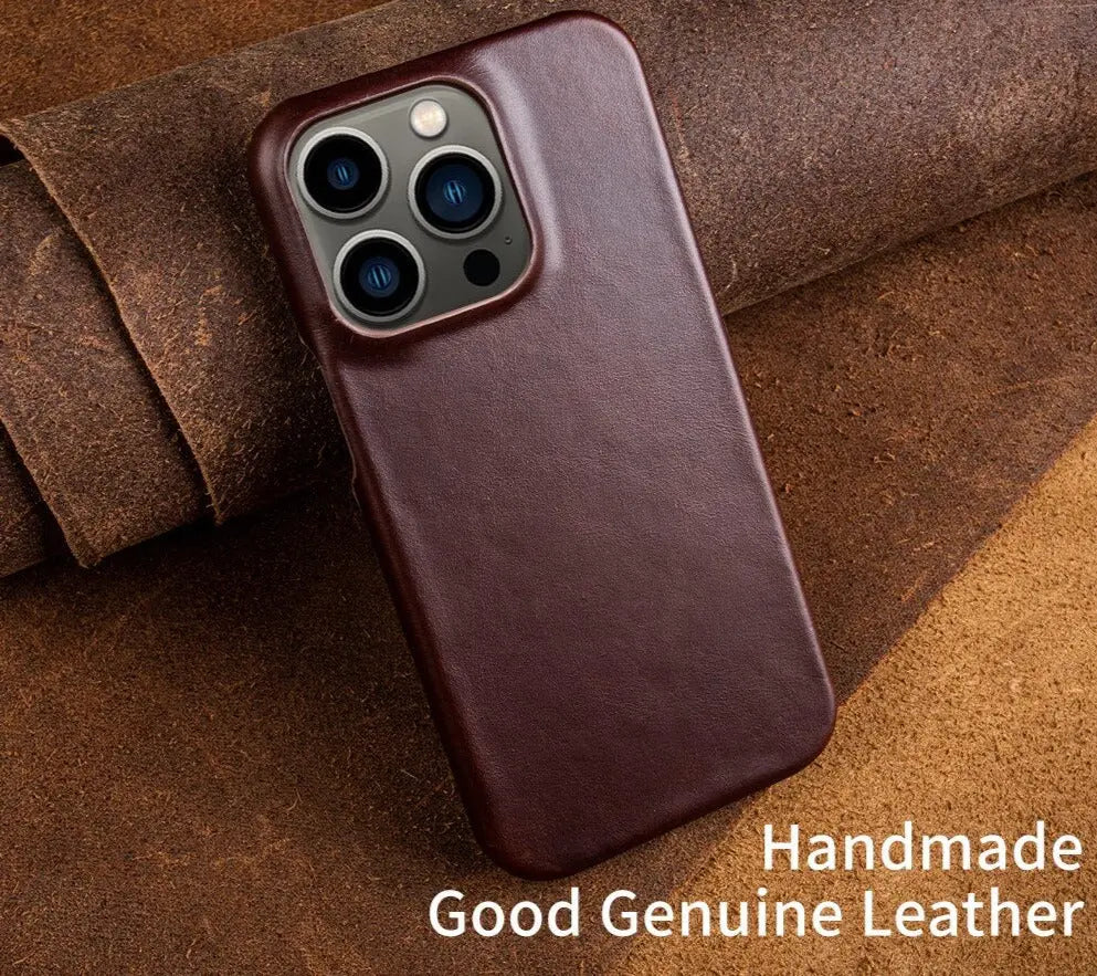 Junips | RoyalLeather: Luxurious, handmade case made of genuine cowhide leather for the iPhone