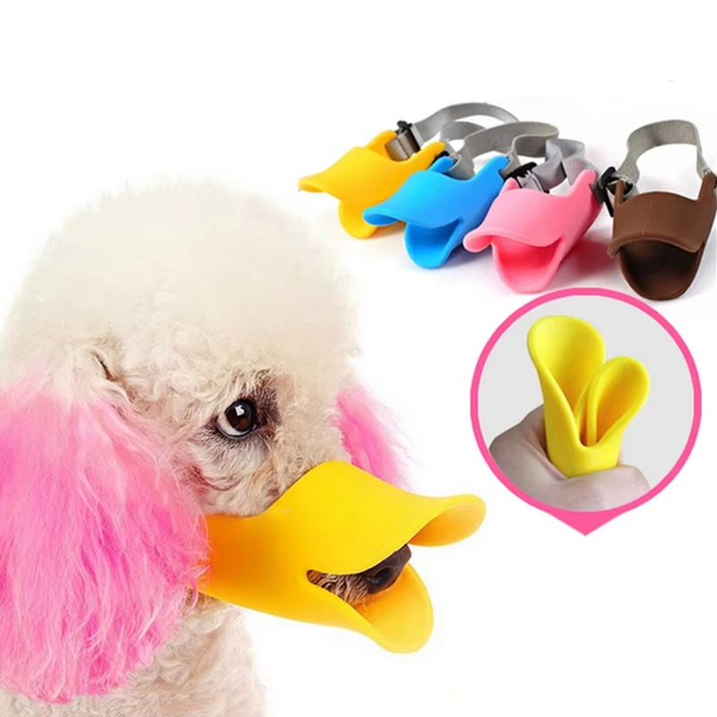 Junips | Adjustable Silicone Duckbill Dog Muzzle for Small and Large Dogs
