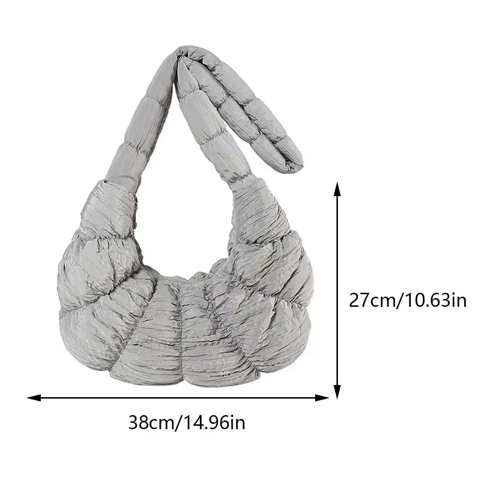 Junips | Puff Croissant Shoulder Bag