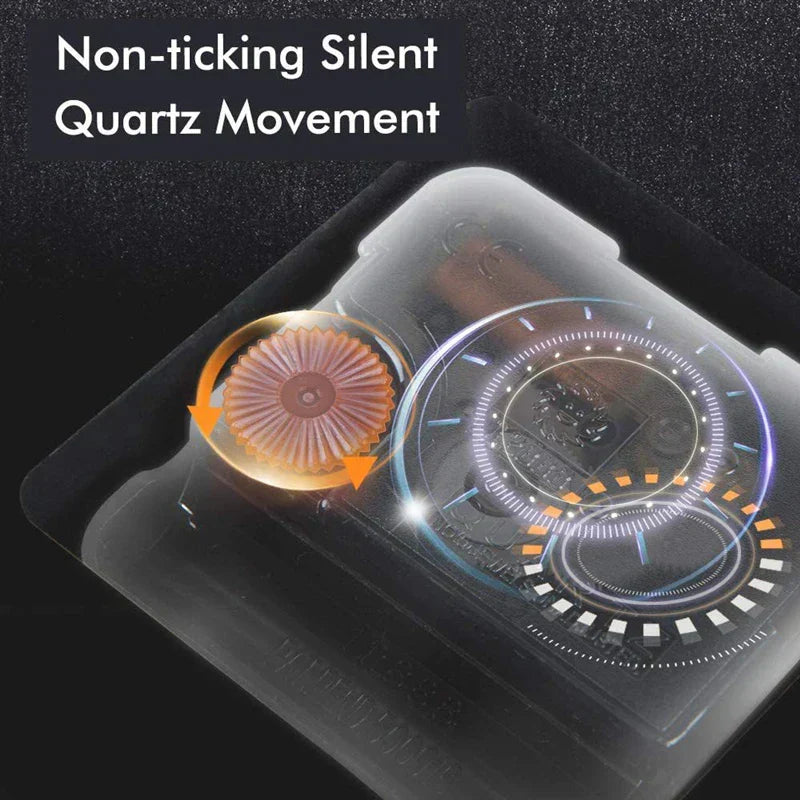 Junips | Silent wall clock made of acrylic and wood