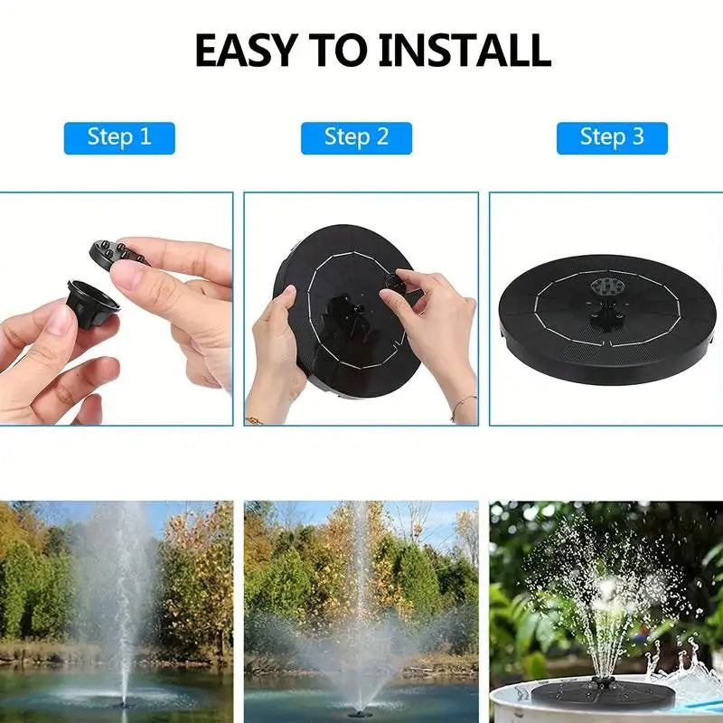Junips | Floating Solar Fountain