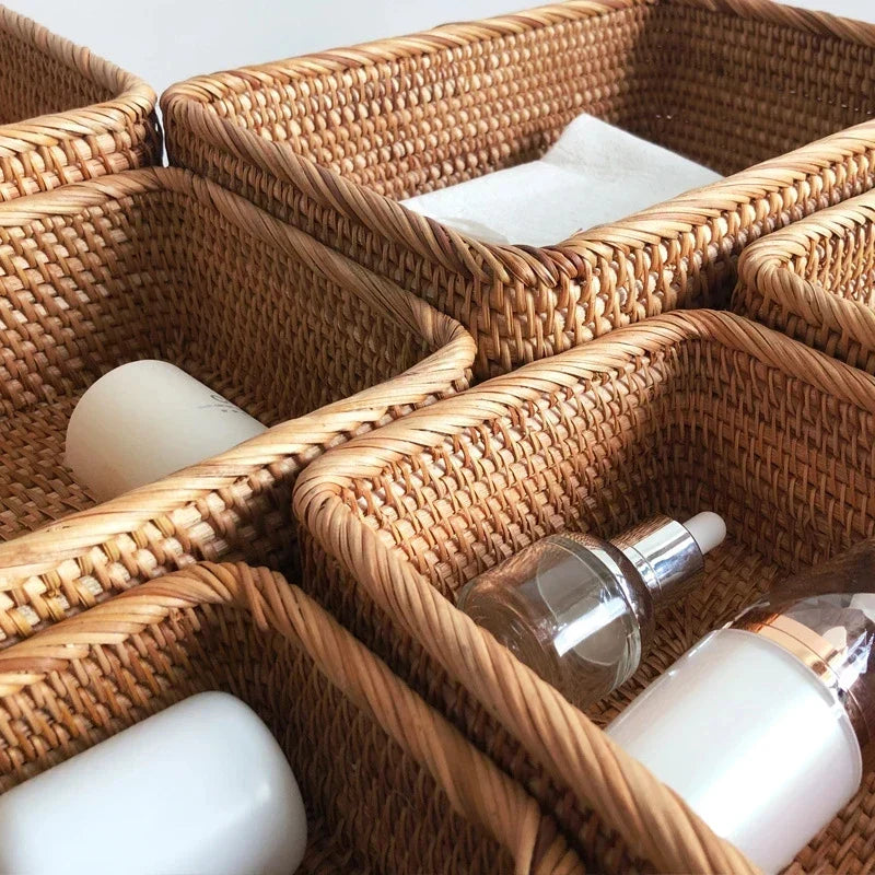 Junips | Handwoven Rattan Willow Basket for Storage