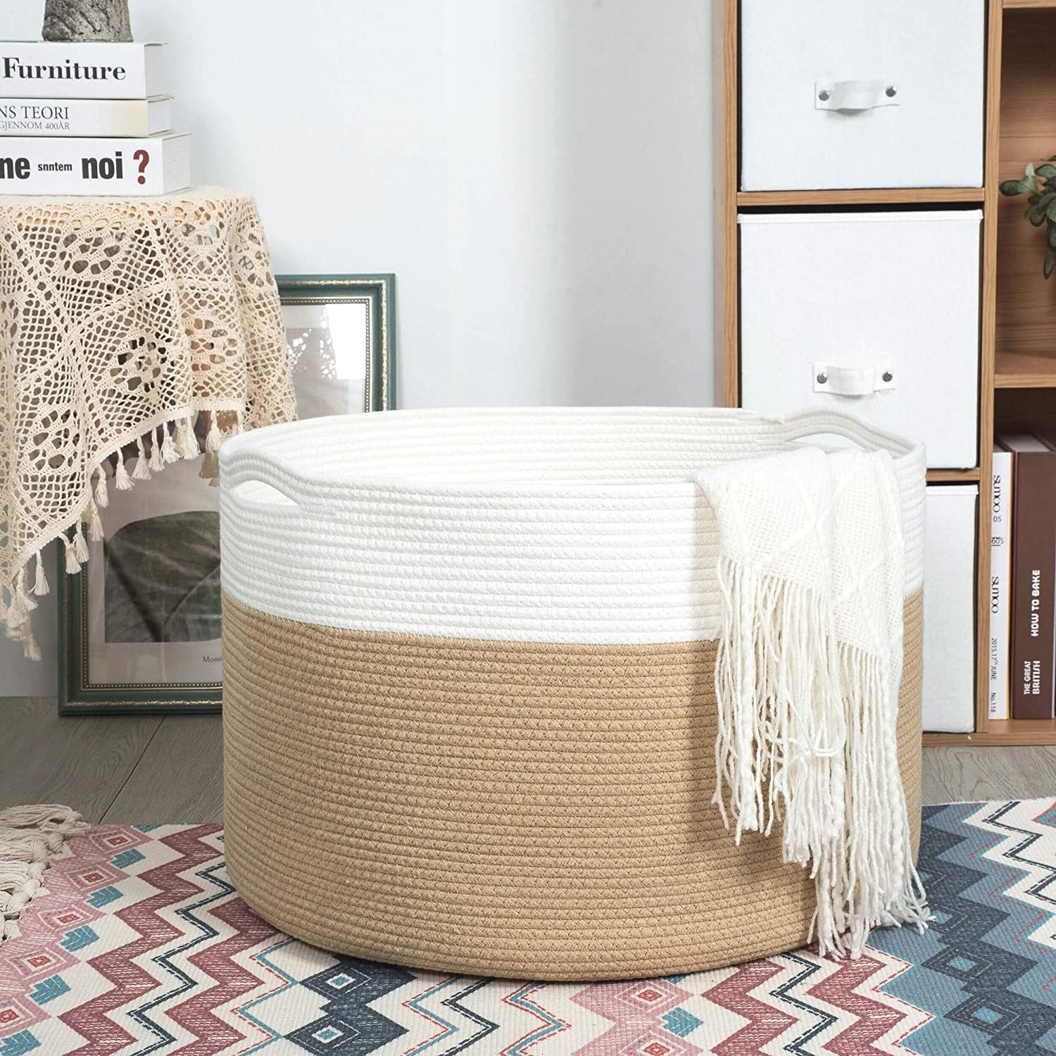 Junips | Large Rope Ceiling Storage Basket