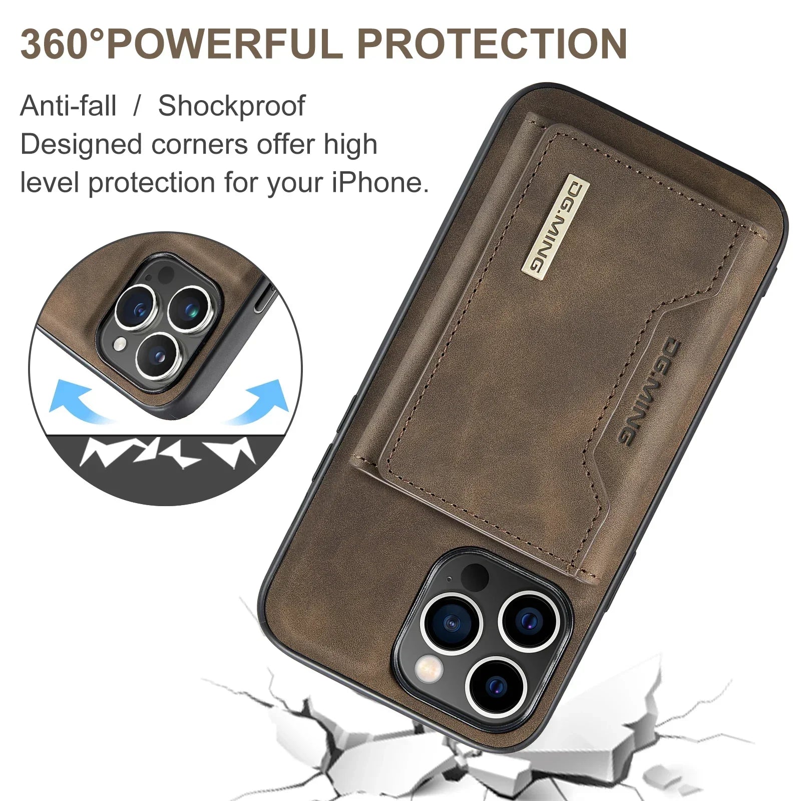 Junips | 2-in-1 iPhone case with detachable wallet