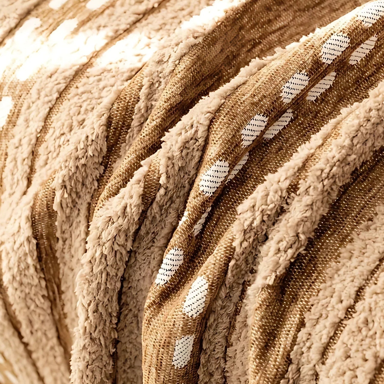 Junips | Sahara Style Plush Boho Sofa Cover Blanket