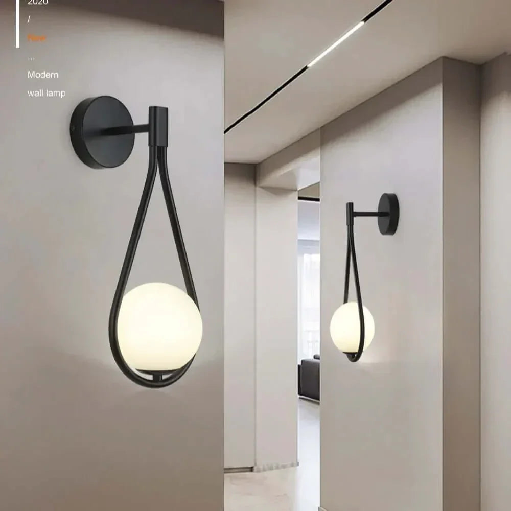 Junips | Drop Luxury Glass Ball Wall Light