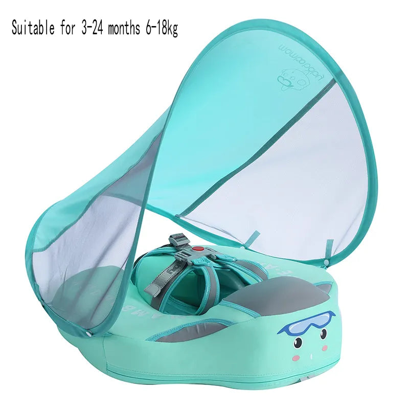 Junips | Mambobaby Non-inflatable Baby Swim Ring Seat - Pool Toy for Boys and Girls - Fun Accessories for Safe Water Play