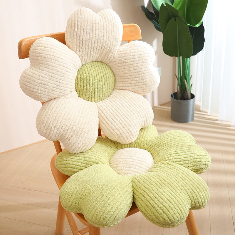 Junips | Fluffy Clover Flowers Pillow