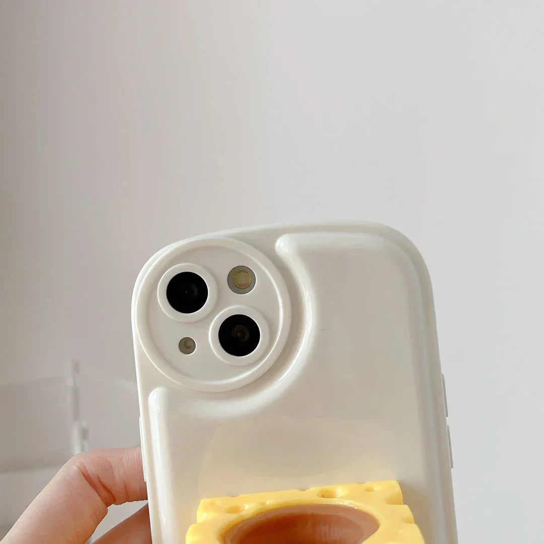 Junips | Cheese Lover Mouse iPhone Case