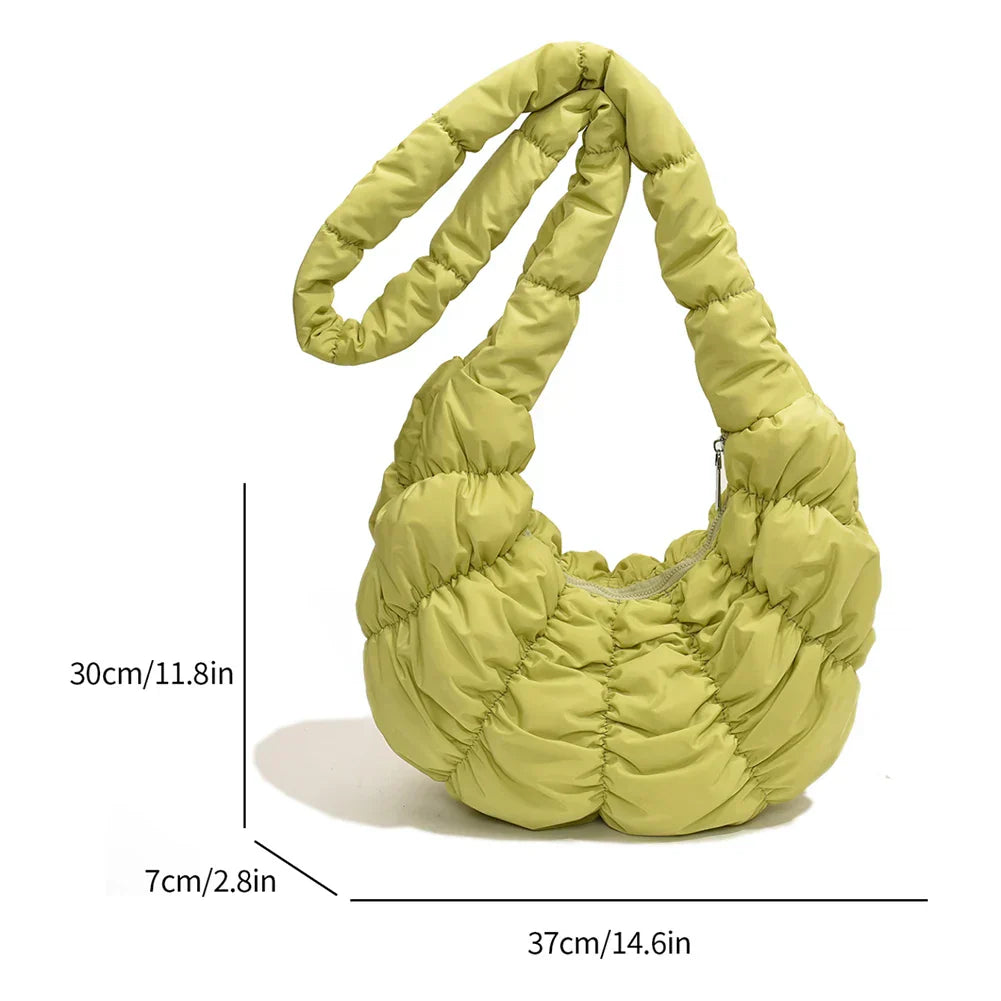 Junips | Puff Croissant Shoulder Bag