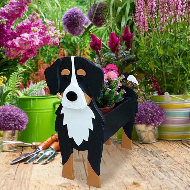 Junips | Flower Pot - Pawsome - Dog Plant Container - Various Breeds