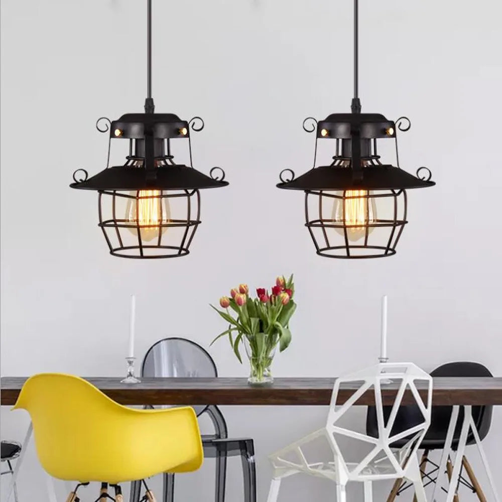 Junips | Norah Retro-Industrial Pendant Light