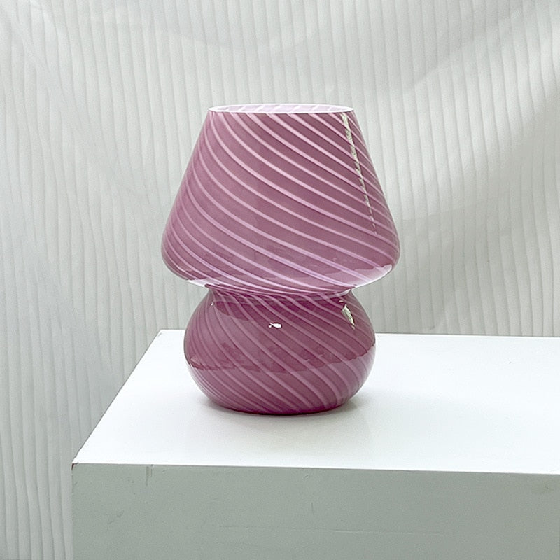 Junips | LED Desk Lamp in Mushroom Shape made of Glass
