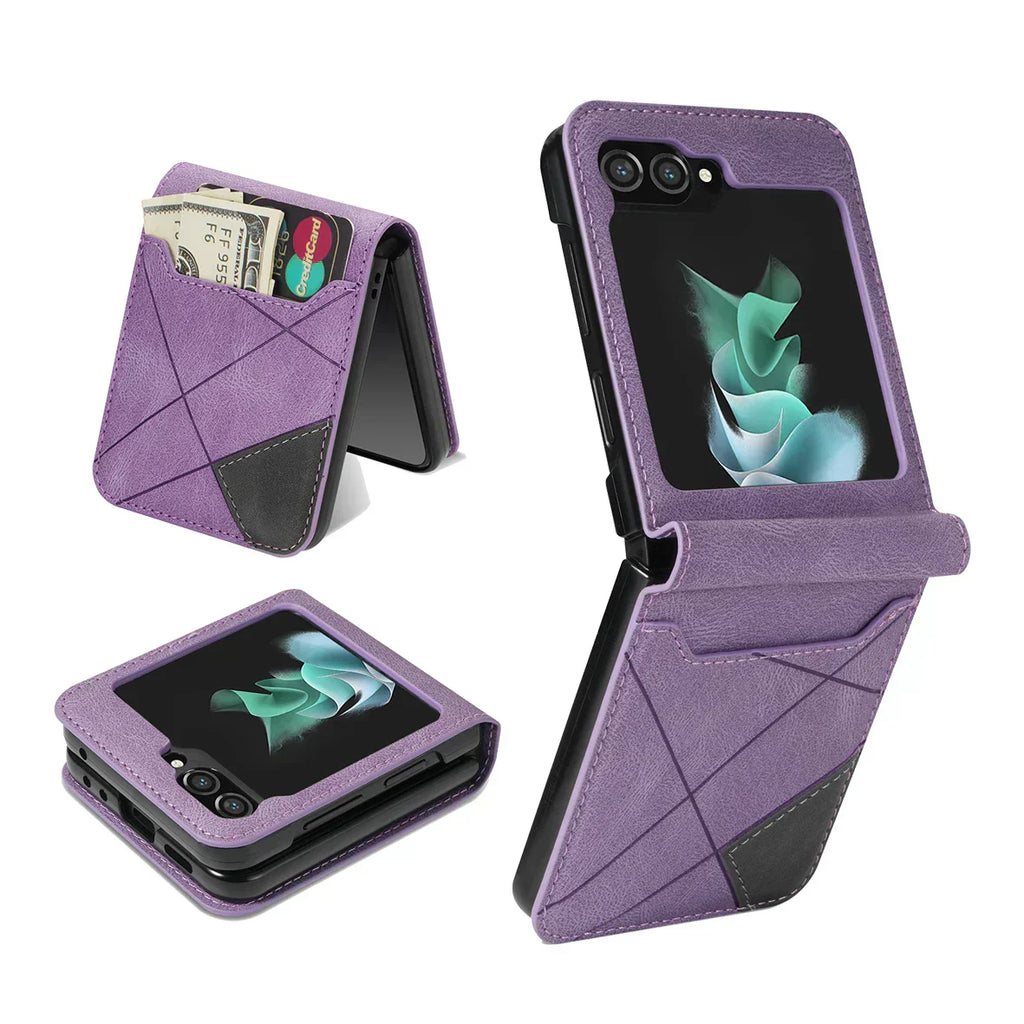 Junips | Leather Wallet Case for Samsung Galaxy Z Flip Series