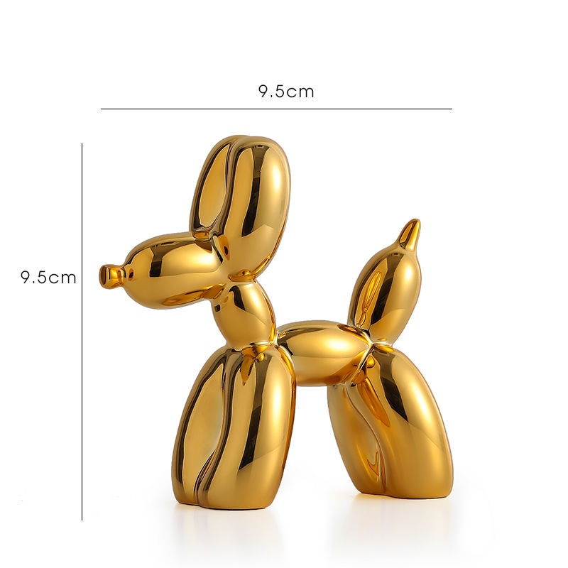 Junips | Balloon Dog Sculpture, Balloon Art Statue, Mini Collectible Figure, Home Decor, Resin Figure, Desk Accessories, Room Decoration