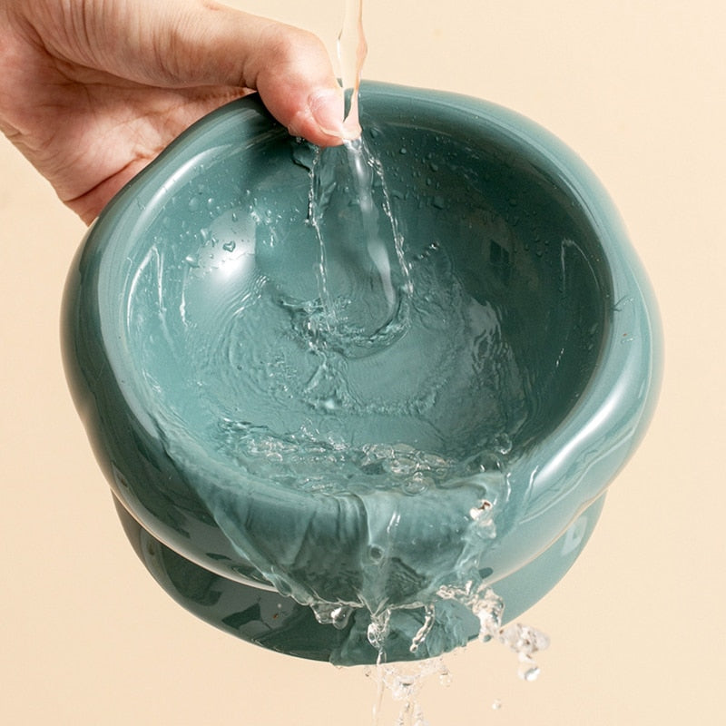 Junips | Luna Ceramic Elevated Cat Bowls