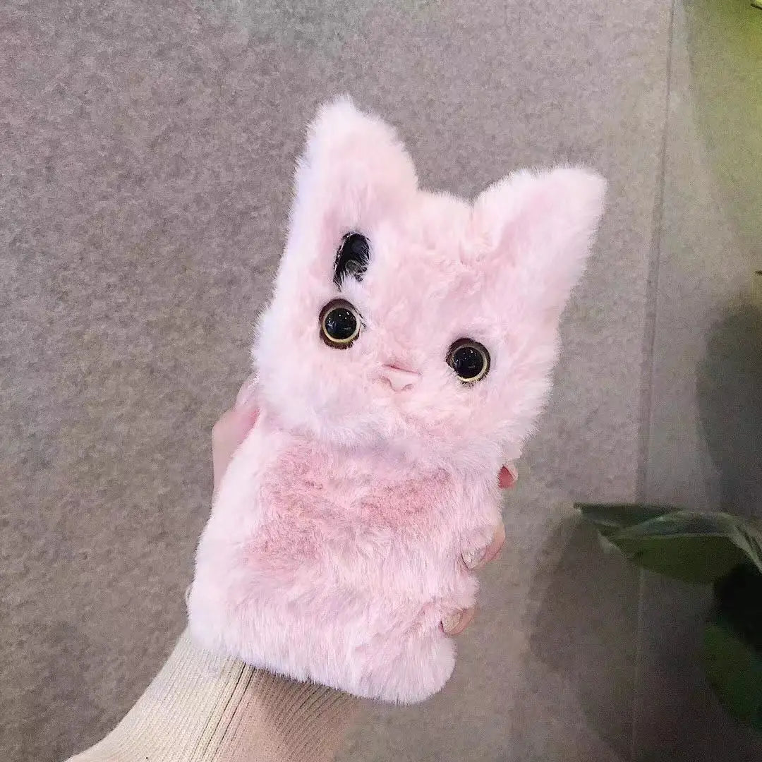 Junips | Fluffy Cat Warm Plush Fluffy iPhone Case