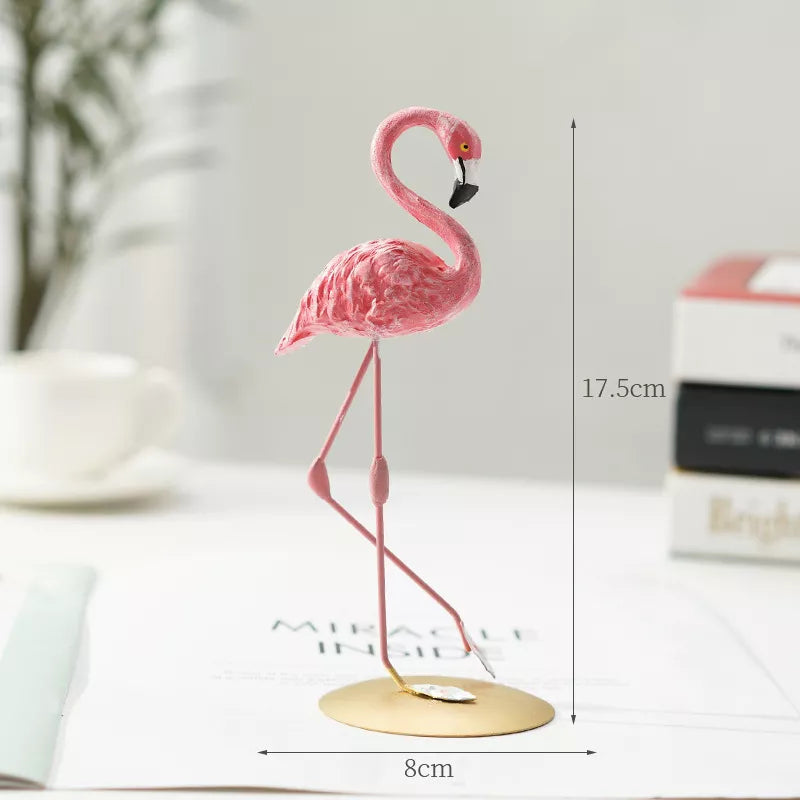 Junips | Nordic Flamingo Figurine Figure Statue Sculpture Living Room Office Wedding Party Ornaments Home Decor Decoration Accessories