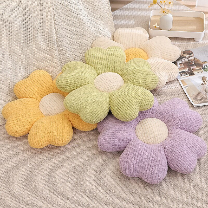 Junips | Fluffy Clover Flowers Pillow