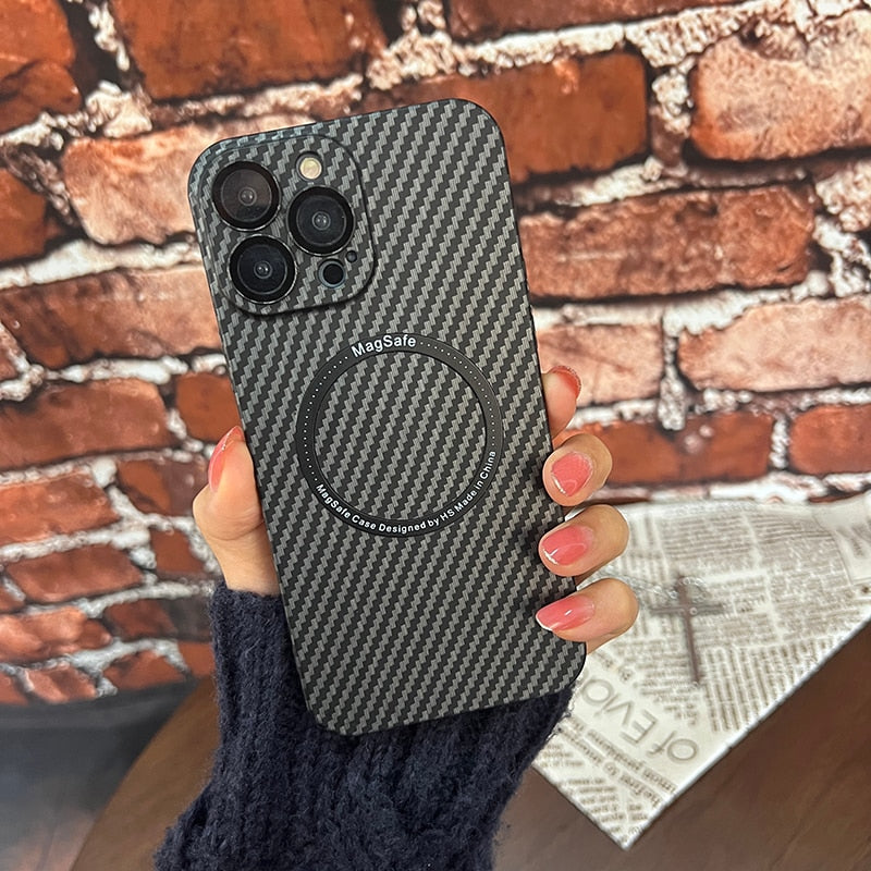 Junips | Carbon Fiber Magsafe Magnetic iPhone Case