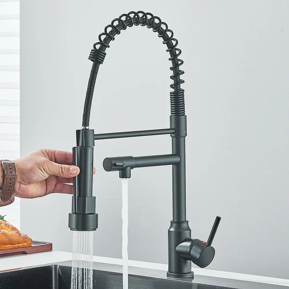 Junips | SpringFlow – Kitchen faucet with dual outlet