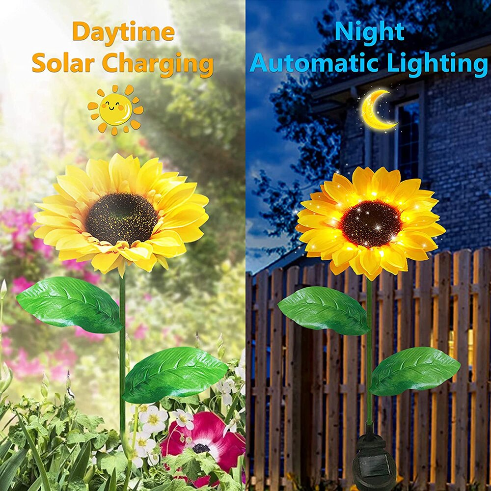 Junips | Solar-Sunflowers: Waterproof Garden Joy